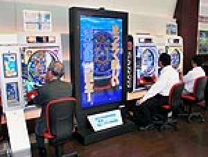 展示会速報 パチンコ新機種「CRAハネ海物語」内覧会(三洋物産)
