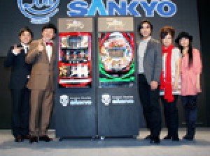 展示会速報 「CRフィーバー 創聖のアクエリオン 転翅篇」「パチスロ創聖のアクエリオン」新型機発表展示会(SANKYO)