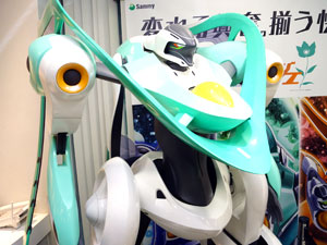 展示会速報 パチスロ輪廻のラグランジェ、ぱちんこCR世紀末銀狼伝サガの展示内覧会を開催(サミー・タイヨーエレック)
