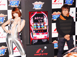 展示会速報 東京オートサロン2014に出展して新機種「グラップラー刃牙」を発表(ニューギン)