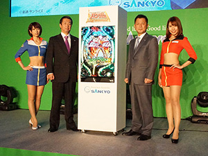 展示会速報 原作屈指の名シーンが登場!「フィーバー機動戦士ガンダム-LAST SHOOTING-」を発表(SANKYO)