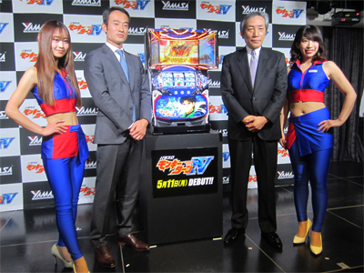 展示会速報 「パチスロ モンキーターンIV」のプレス機種説明会開催(山佐)