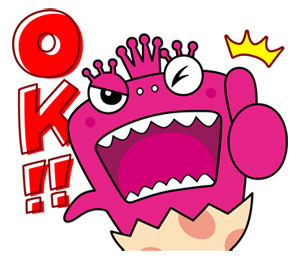 業界ニュース 「ガブガブキング」のLINEスタンプ配信開始!(京楽産業.)