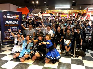 業界ニュース SIRも参戦!「ぱちんこCR真・北斗無双 第2章 体験試打会」を開催(サミー)