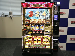 展示会速報 パチスロ新機種「ミリオンゴッド~神々の系譜~」新機種発表会(ユニバーサルエンターテインメント)
