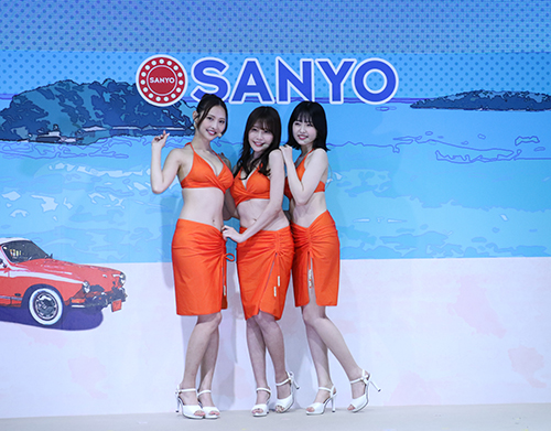 展示会速報 ニコニコ超会議で「SANYO」イメージガール10代目ミスマリンちゃんをお披露目!(SANYO)