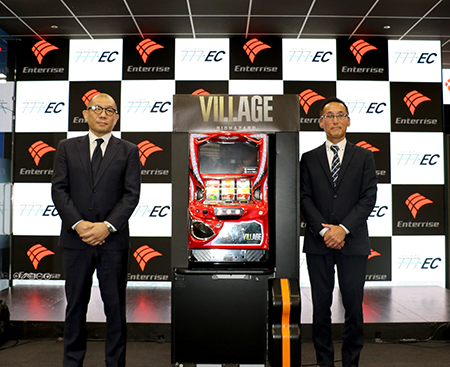 展示会速報 株式会社エンターライズが777EC参画!第1弾「スマスロ バイオハザード™ ヴィレッジ」新機種発表会開催(エンターライズ×サミーネットワークス)