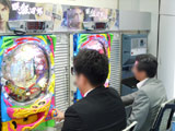 パチンコ新機種「CR眠狂四郎」内覧会（ニューギン）