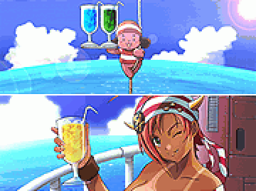 飲み物演出【海上ステージ】