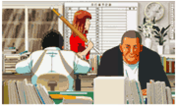 背景演出【職員室ステージ】