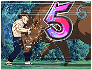 朝昇VS猪リーチ