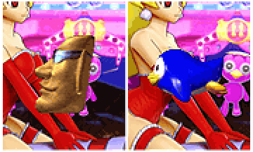 チビキャラ通過演出