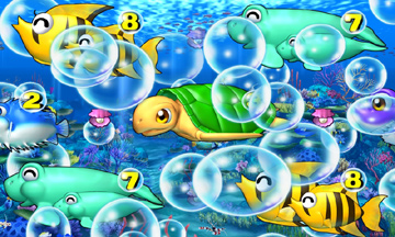 【海モード】泡予告